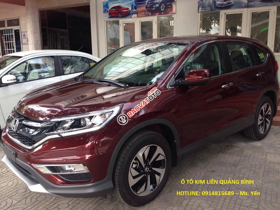 Tặng đến 170 triệu khi mua xe Honda CRV 2.4AT 2017 tại Quảng Trị, giao xe tận nơi, liên hệ 0914815689-1