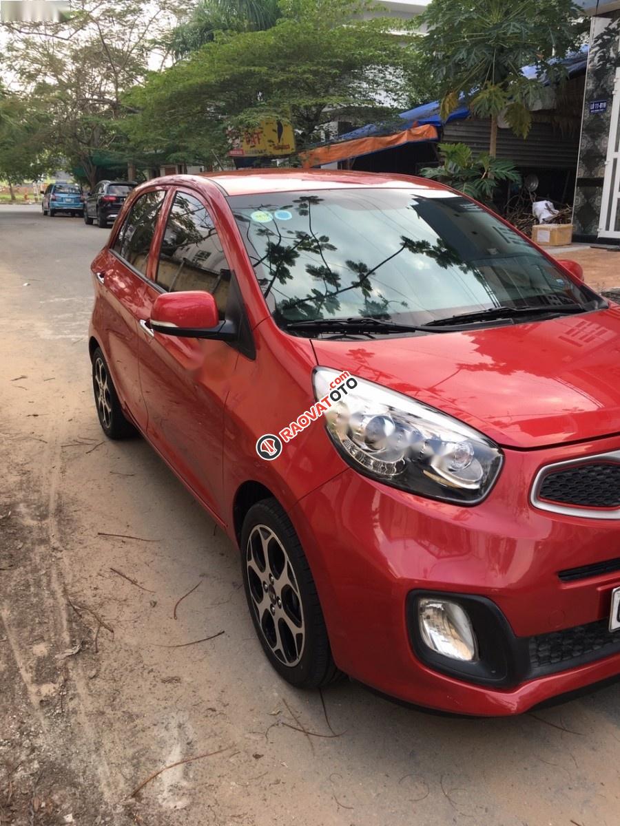 Cần bán gấp Kia Morning Si đời 2015, màu đỏ số tự động, giá tốt-3