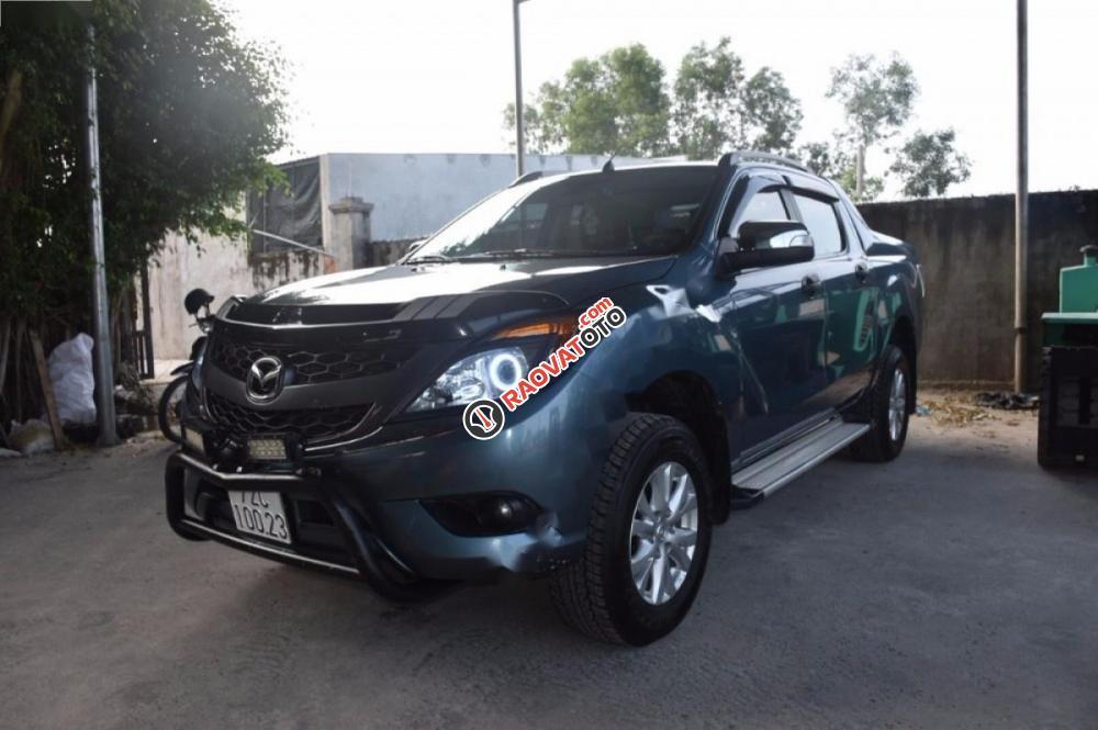 Cần bán lại xe Mazda BT 50 đời 2014, màu xanh lam, xe nhập ít sử dụng, giá tốt-2