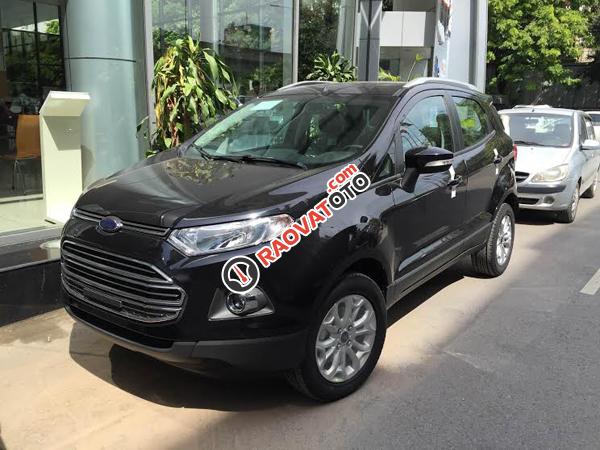 Bán xe Ford EcoSport Titanium Black Edition 2017, màu đen, giao ngay-0