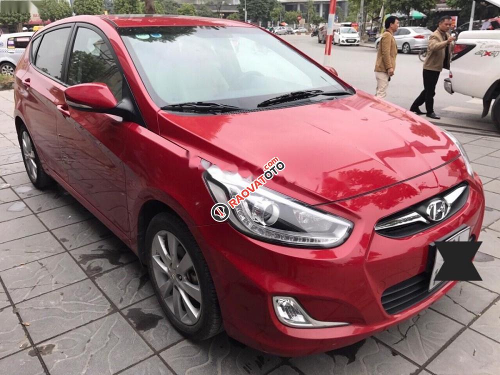 Cần bán lại xe Hyundai Accent 1.4 AT sản xuất 2014, màu đỏ, nhập khẩu nguyên chiếc số tự động, giá chỉ 475 triệu-0