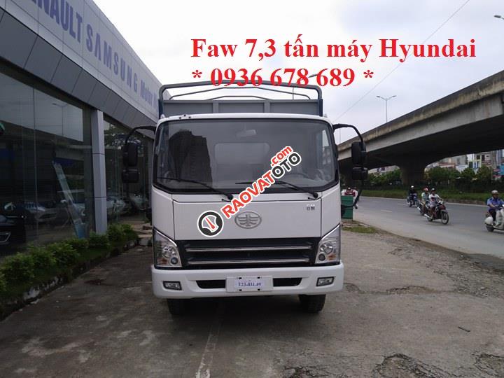 Bán xe tải Faw 7.3 tấn, động cơ Hyundai. Giá tốt nhất L/H 0936 678 689-3