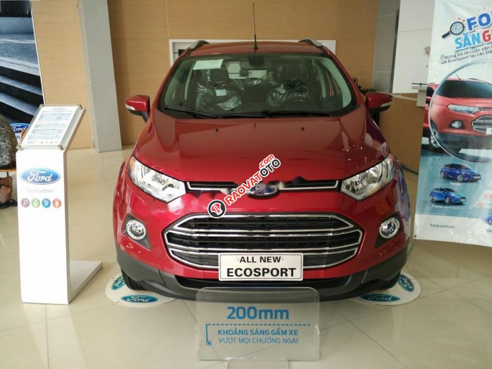 Cần bán Ford EcoSport Titanium 1.5L AT đời 2017, màu đỏ-1