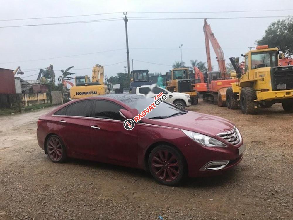 Cần bán Hyundai Sonata đời 2011, màu đỏ, xe nhập-1