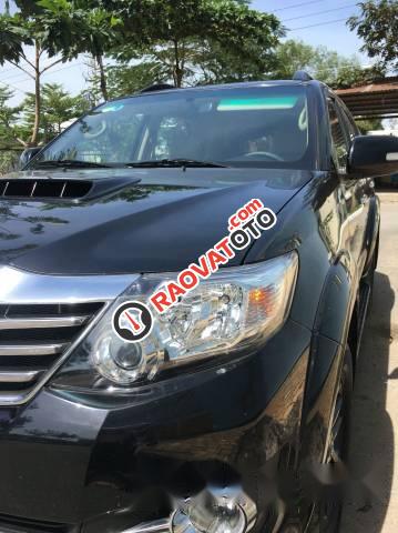 Bán xe Toyota Fortuner 2.5G 2015, màu đen số sàn, giá 870tr-0