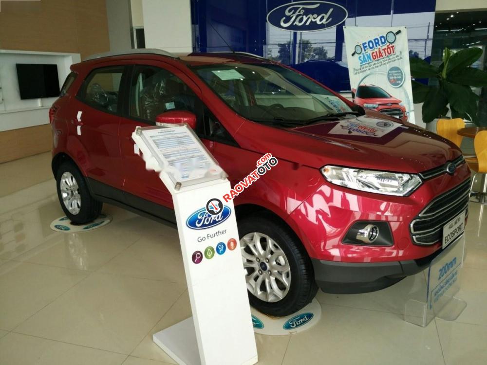 Cần bán Ford EcoSport Titanium 1.5L AT đời 2017, màu đỏ-0