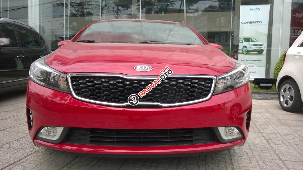 Kia Cerato 2.0 AT 2017, số tự động, màu đỏ, ghế lái tự lùi khi mở cửa-3