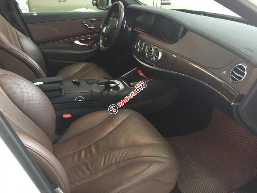 Bán Mercedes S400L đời 2014, màu trắng-3