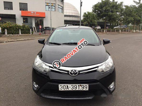 Chính chủ bán ô tô Toyota Vios đời 2014, màu đen-2