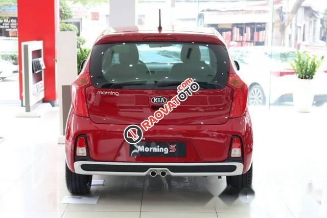 Kia Vĩnh Phúc bán xe Kia Morning S AT đời 2017, màu đỏ-3