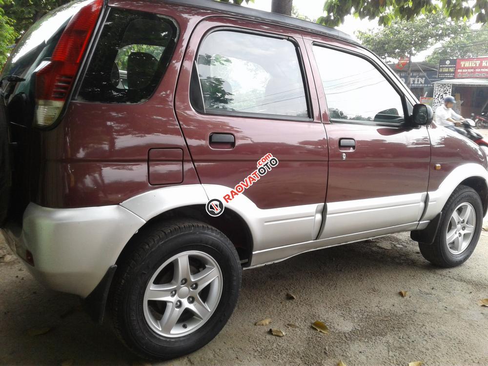 Bán Daihatsu Terios 4WD sản xuất 2005, màu đỏ, nhập khẩu nguyên chiếc-0