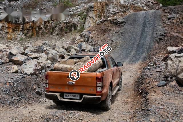 Bán Ford Ranger Wildtrak 3.2 Navigation đời 2017, màu cam-4