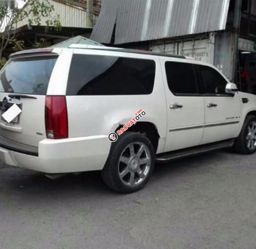 Chính chủ bán Cadillac Escalade ESV sản xuất 2008, màu trắng, xe nhập-3