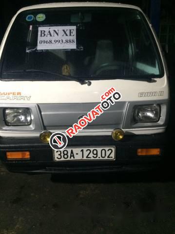 Bán xe Suzuki Super Carry Van đời 2005, màu trắng  -0