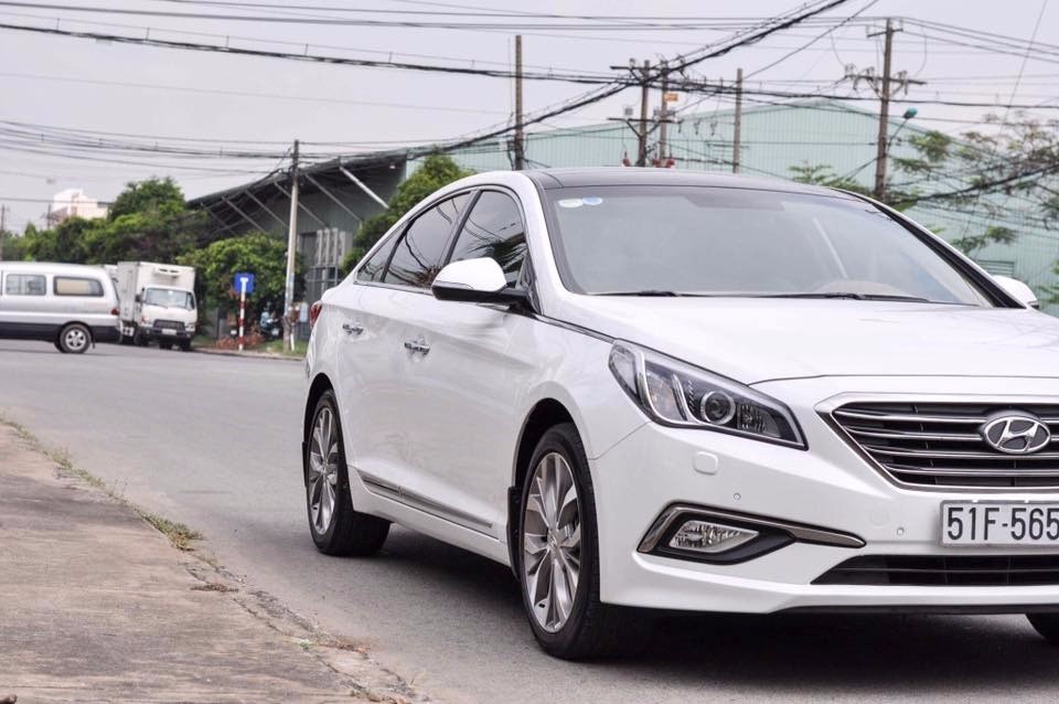 Cần bán gấp Hyundai Sonata đời 2015, màu trắng, nhập khẩu, còn mới giá cạnh tranh-12