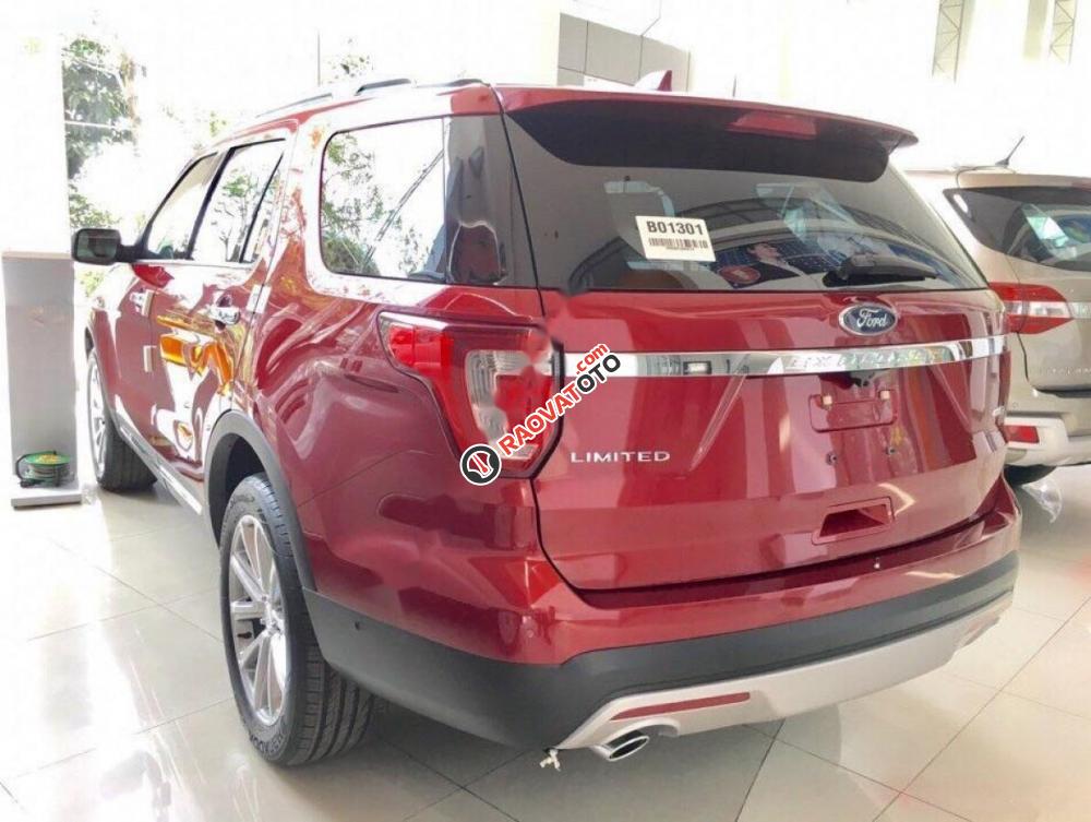 Bán ô tô Ford Explorer đời 2017, màu đỏ, nhập khẩu-4