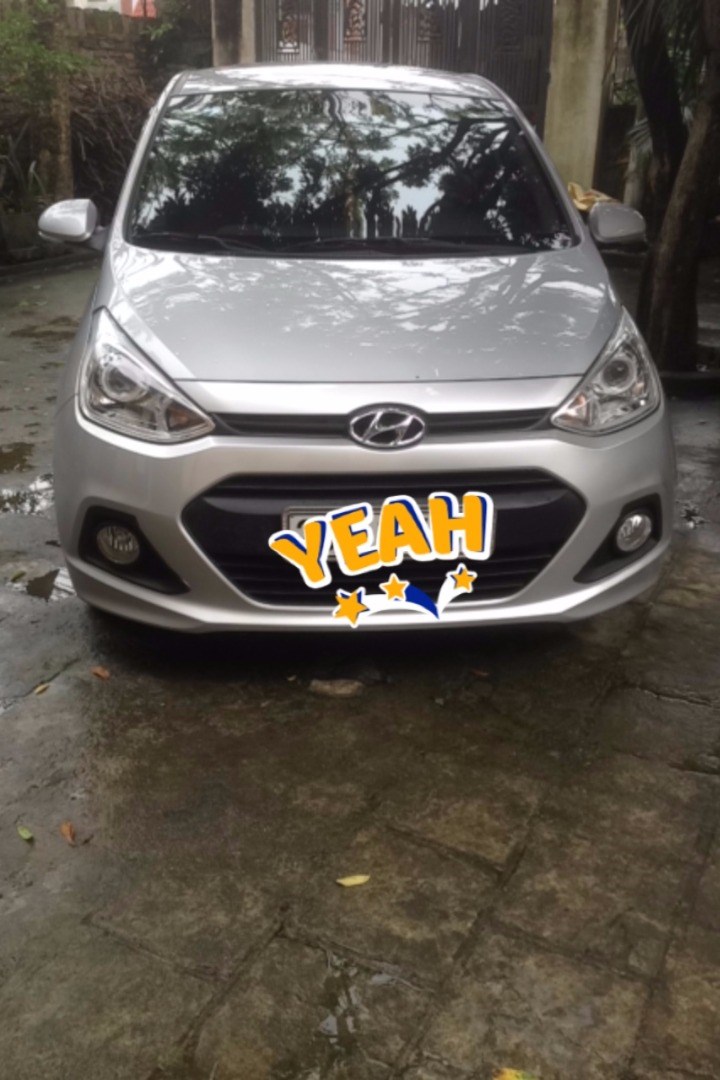 Cần bán gấp Hyundai Grand i10 đời 2014, màu bạc, xe nhập-5