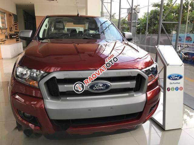 Bán Ford Ranger đời 2017, màu đỏ, giá tốt-3