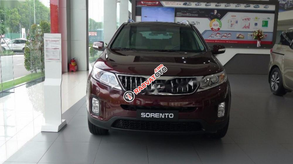 Cần bán xe Kia Sorento GATH đời 2017, màu đỏ, 903tr-9