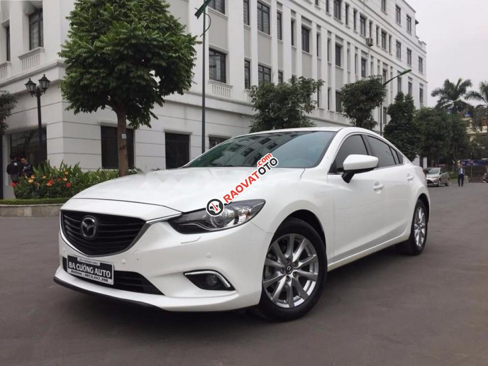 Bán ô tô Mazda 6 2.0 AT đời 2016, màu trắng số tự động-9