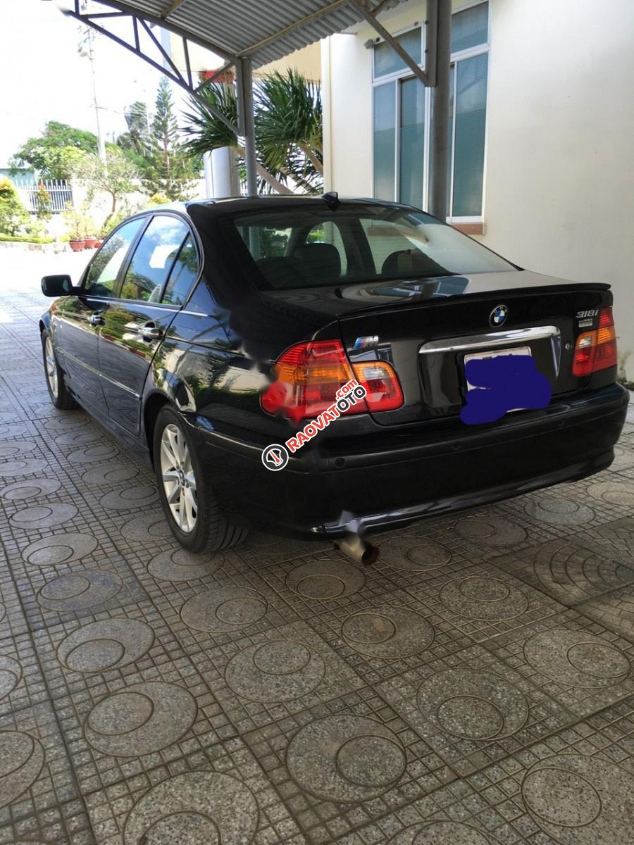 Bán BMW 3 Series 318i AT đời 2003, màu đen chính chủ-0