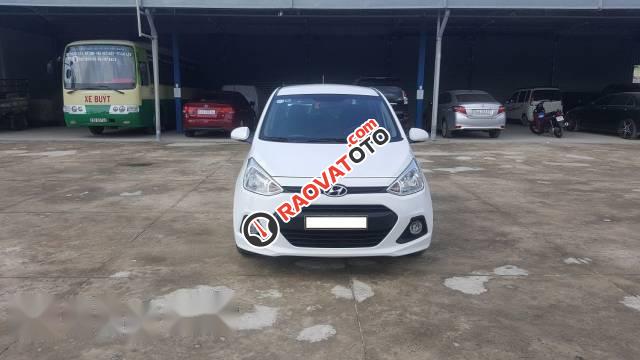 Bán xe Hyundai Grand i10 đời 2014, màu trắng, nhập khẩu  -0