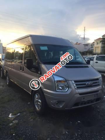 Bán Ford Transit đời 2017, màu bạc-0