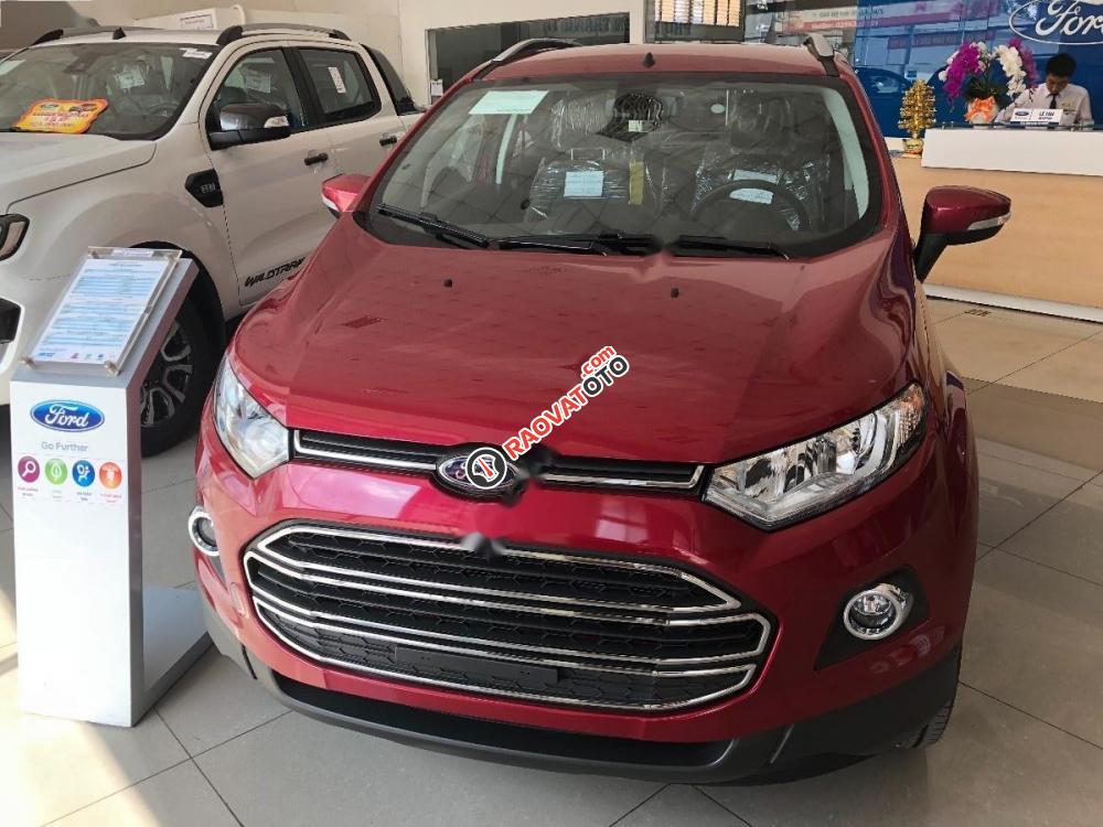 Cần bán xe Ford EcoSport Titanium 1.5L AT năm 2017, màu đỏ giá cạnh tranh-1