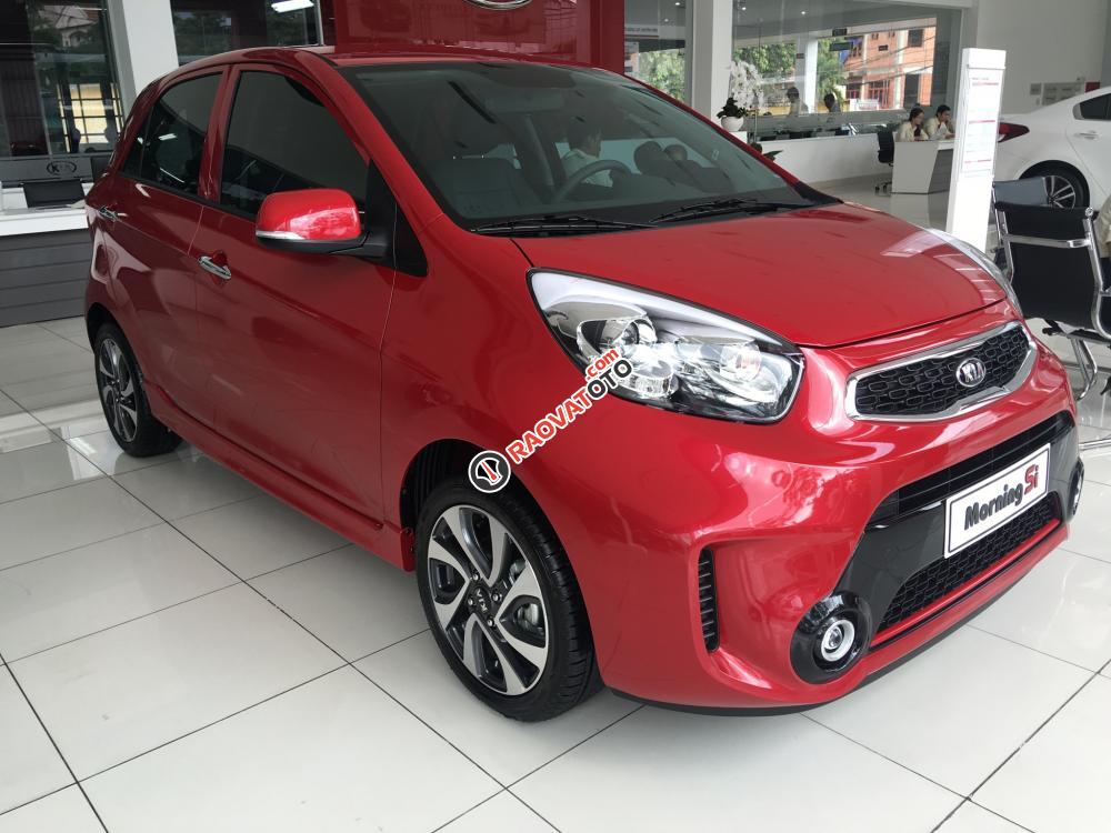 Bán ô tô Kia Morning Si, EX, 1.0 MT đời 2017, màu đỏ - LH: Long Kia Gò Vấp - 0932 009 722-1