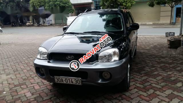 Bán xe Hyundai Santa Fe sản xuất 2003, màu đen-0