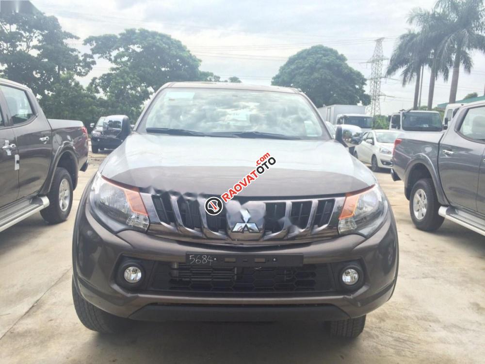 Bán ô tô Mitsubishi Triton 2017, màu nâu, nhập khẩu nguyên chiếc-1