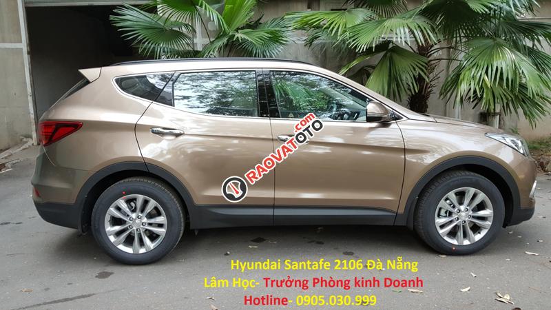 Bán Hyundai Santa Fe đời 2017, màu nâu-5