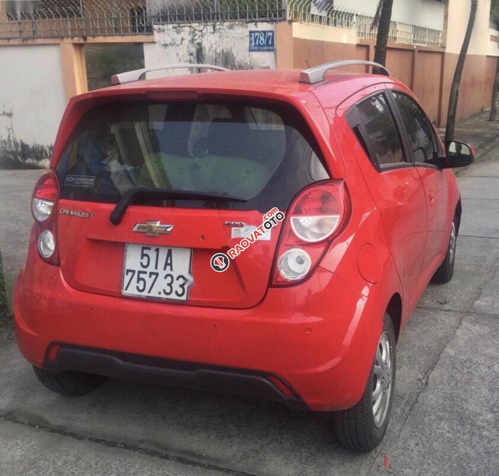 Bán Chevrolet Spark LTZ 1.0 AT Zest 2014, màu đỏ, giá tốt-1