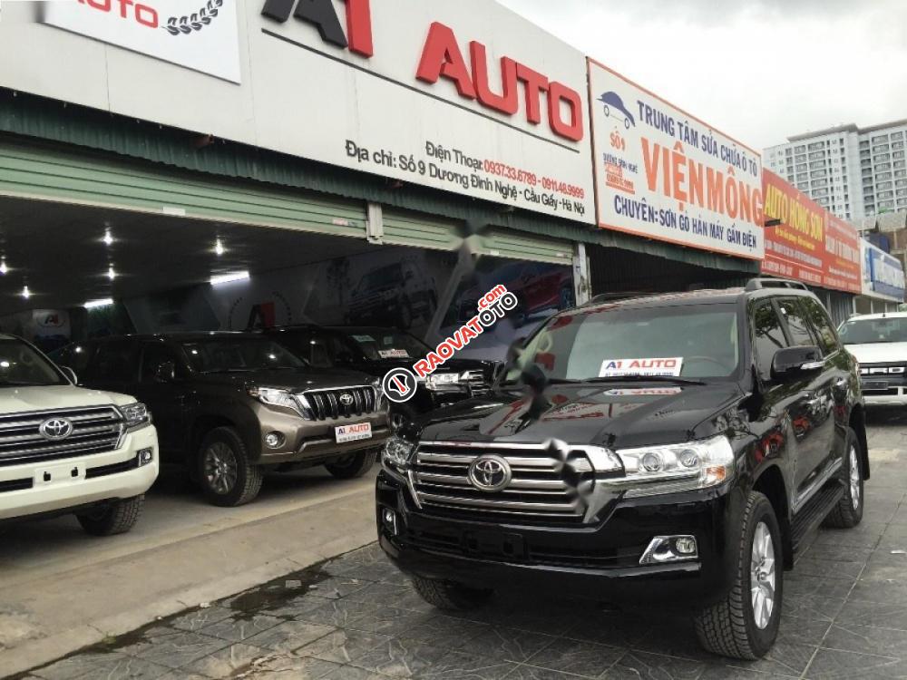 Bán Toyota Land Cruiser VX 4.6 V8 năm 2017, màu đen, nhập khẩu-1