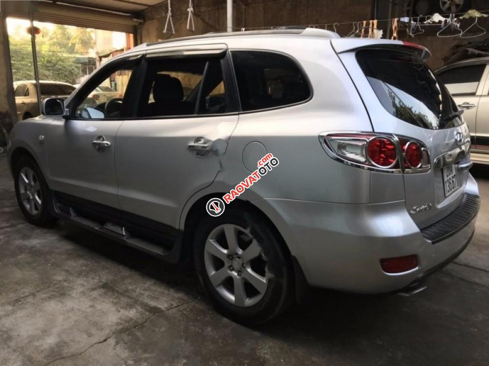 Cần bán gấp Hyundai Santa Fe MLX đời 2007, màu bạc, nhập khẩu số tự động-2