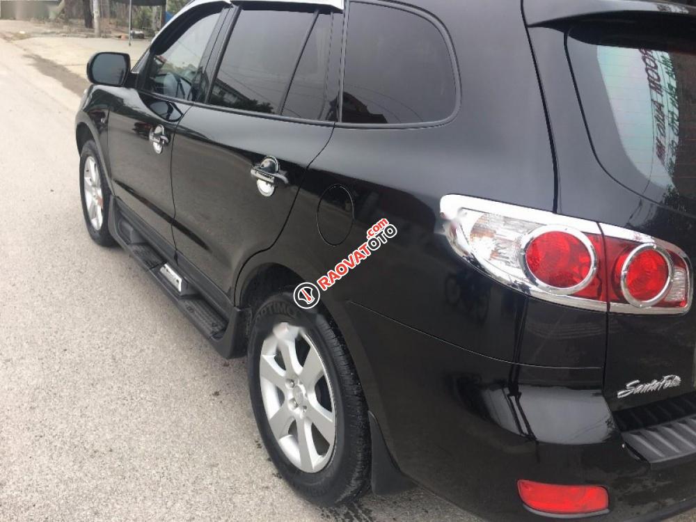 Xe Hyundai Santa Fe đời 2008, màu đen, xe nhập-3