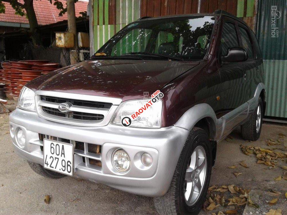 Bán Daihatsu Terios 4WD sản xuất 2005, màu đỏ, nhập khẩu nguyên chiếc-4