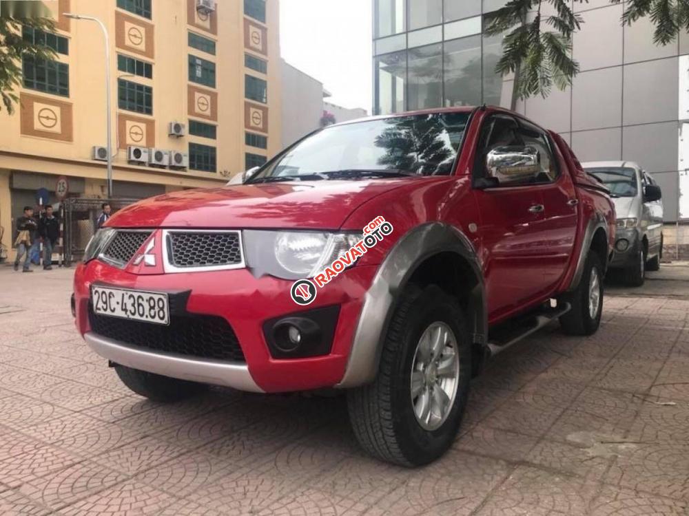 Bán Mitsubishi Triton GLS 4x4 MT sản xuất 2009, màu đỏ, nhập khẩu Thái Lan-1