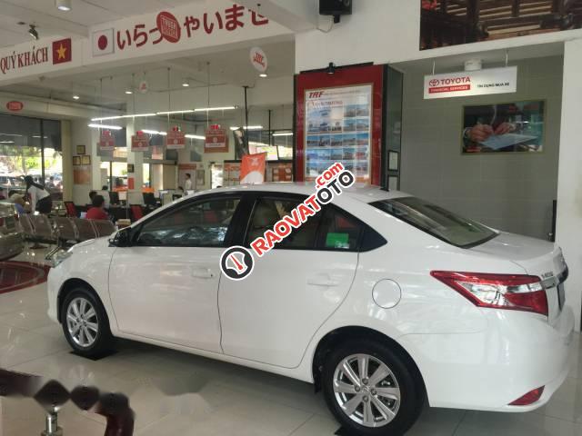 Bán Toyota Vios đời 2017, màu trắng, giá chỉ 488 triệu-2