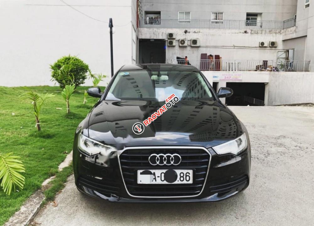 Cần bán Audi A6 2.0TFSi đời 2013, màu đen, xe nhập-1