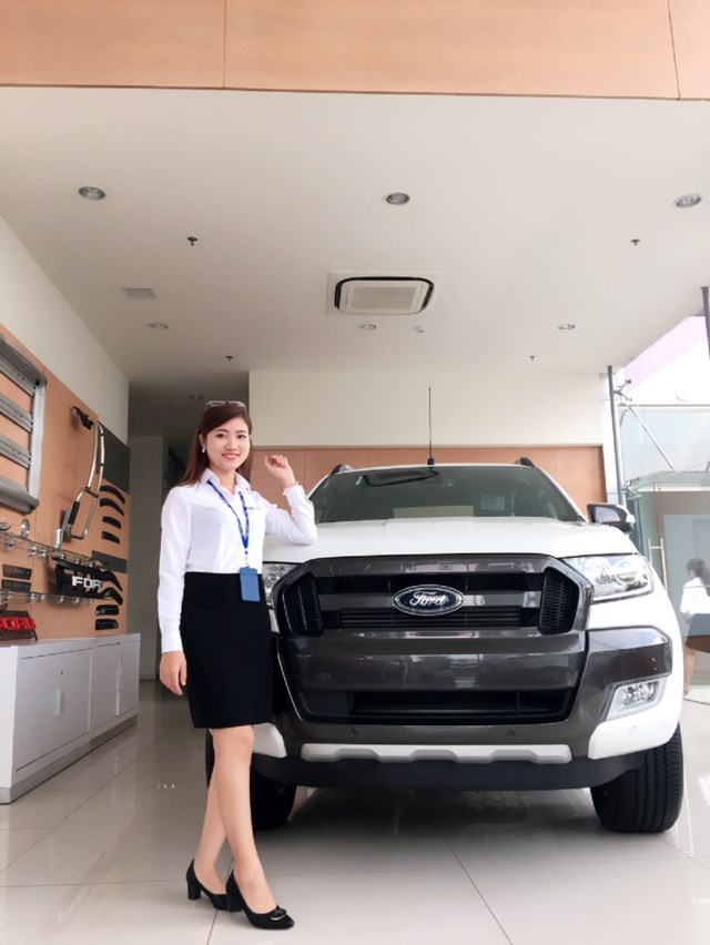 Cần bán Ford Ranger đời 2017, màu trắng, nhập khẩu-1