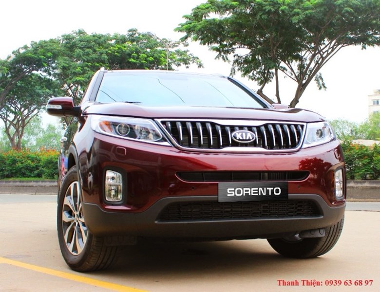 Bán xe Kia Sorento đời 2017, màu đỏ, nhập khẩu nguyên chiếc-1