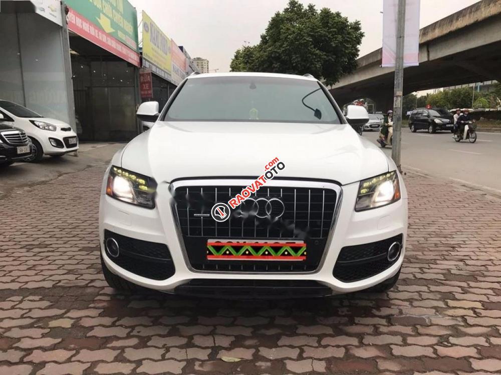 Bán Audi Q5 3.2 AT 2010, màu trắng, nhập khẩu nguyên chiếc chính chủ, giá cạnh tranh-0