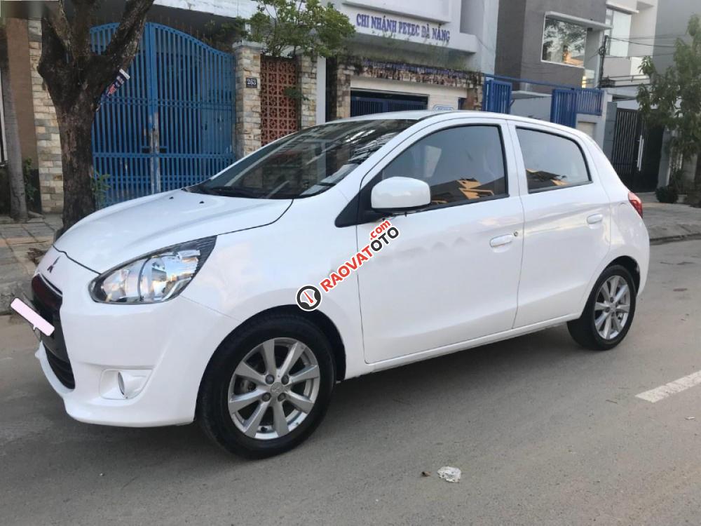 Cần bán xe Mitsubishi Mirage 1.2L 2015, màu trắng, nhập khẩu nguyên chiếc như mới-0