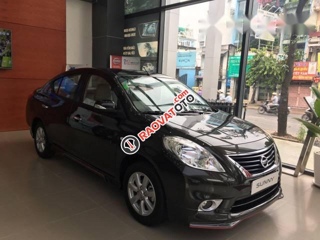 Bán ô tô Nissan Sunny đời 2017, màu đen -3