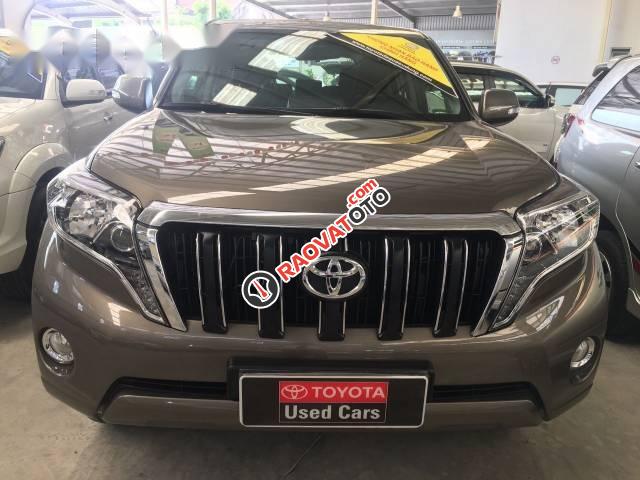 Bán Toyota Land Cruiser đời 2015, màu nâu, xe nhập  -0