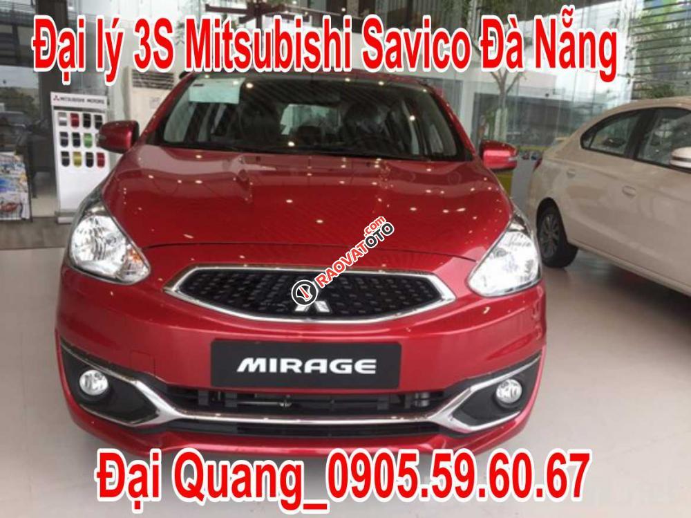 Bán Mitsubishi Mirage tại Quảng Nam, màu đỏ, xe nhập, giá 435 tr, hỗ trợ vay nhanh-2