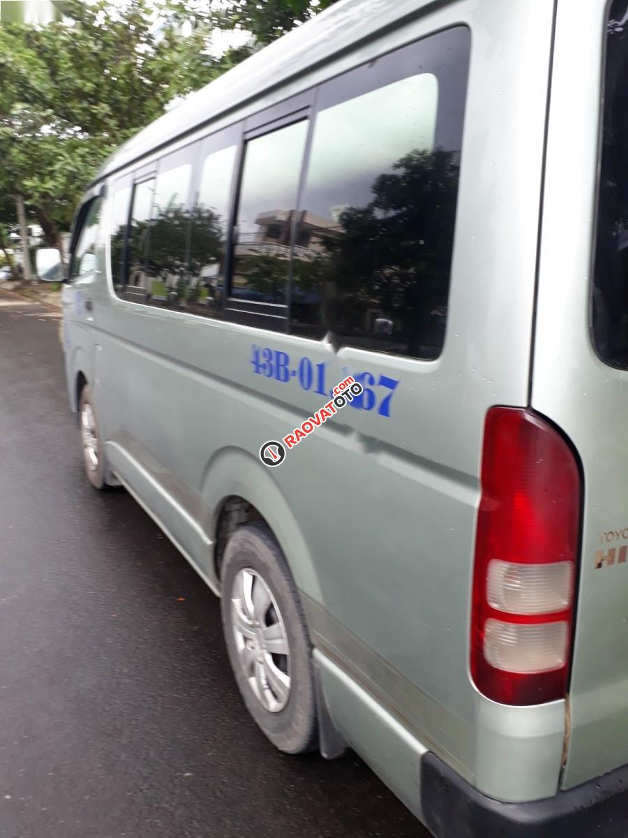 Bán xe Toyota Hiace đời 2008, màu xanh ngọc-0