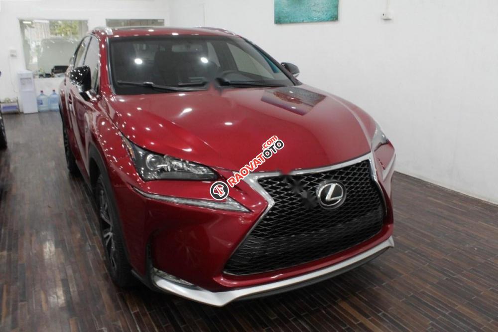 Bán xe Lexus NX 200t F-Sport đời 2016, màu đỏ, nhập khẩu-8