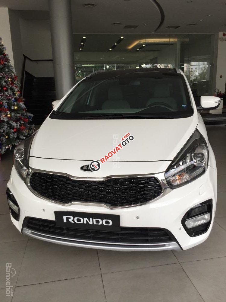 Bán Kia Rondo GATH đời 2018, màu trắng giảm 20 triệu-0